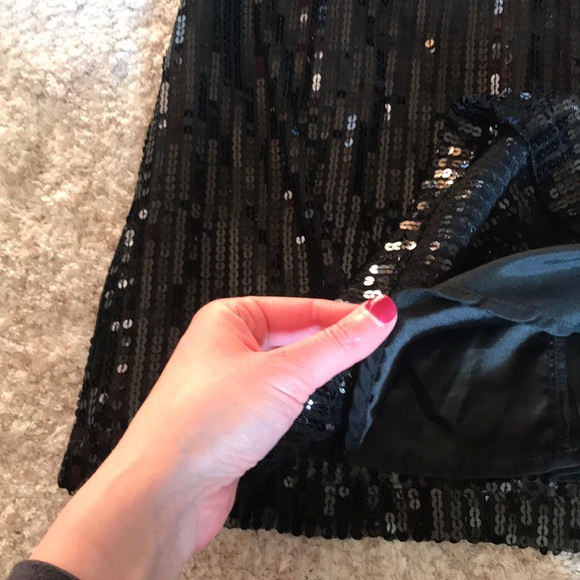 Forever 21 Black Sequin Sparkle Party Dress - Picture 5 of 8